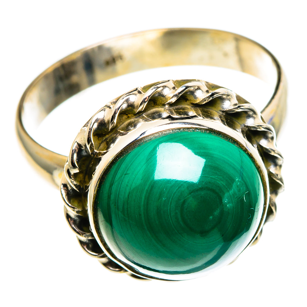Malachite Rings handcrafted by Anasilvercos - RING85282