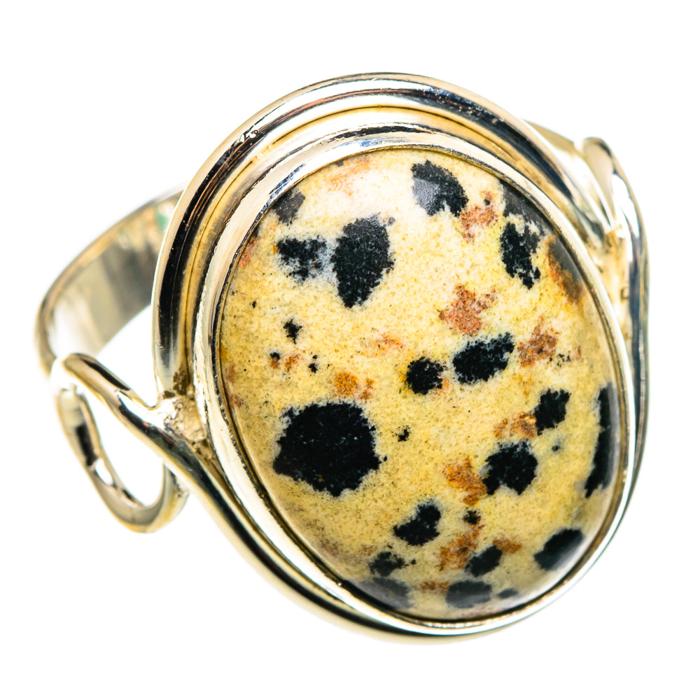 Dalmatian Jasper Rings handcrafted by Anasilvercos - RING85287