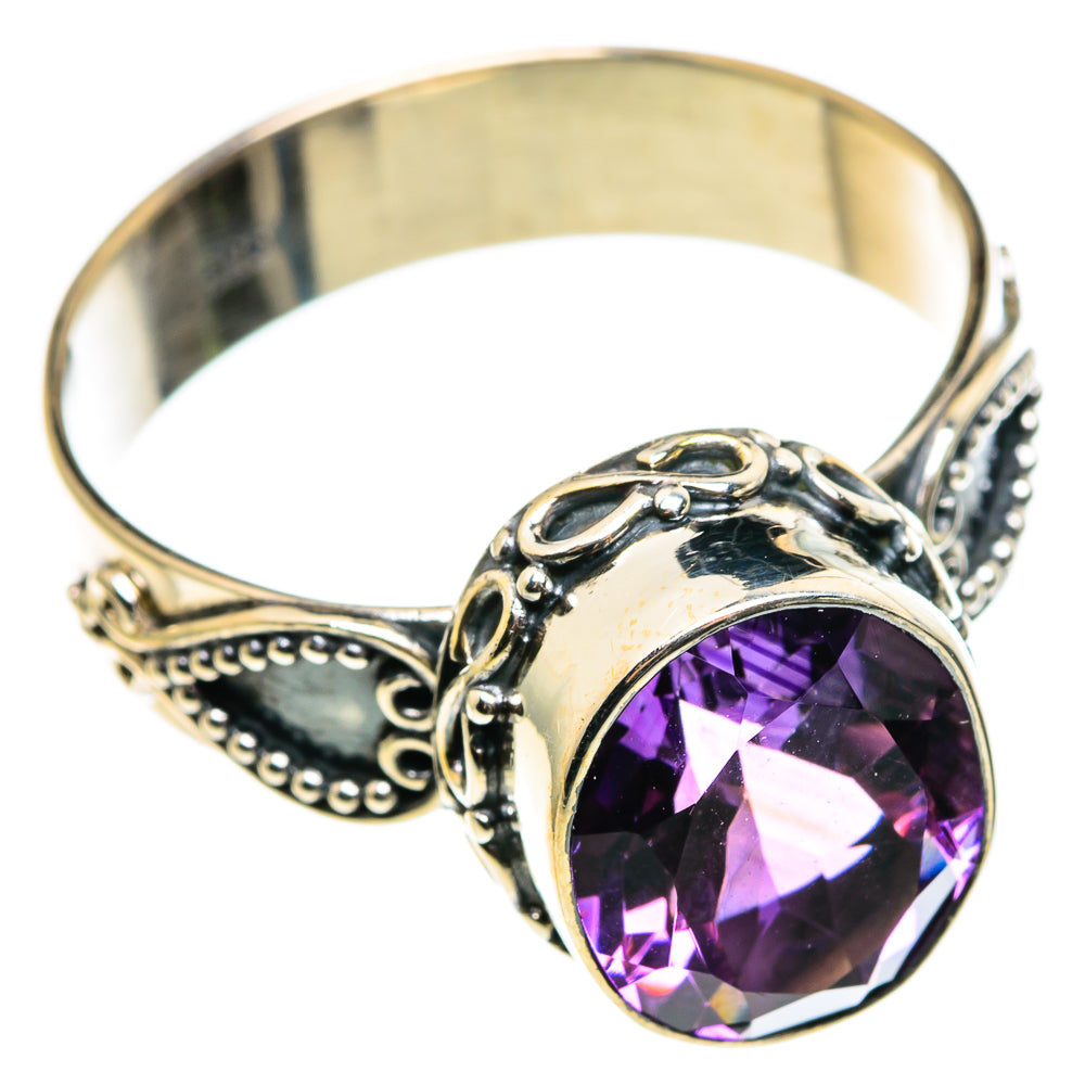 Amethyst Rings handcrafted by Anasilvercos - RING85305