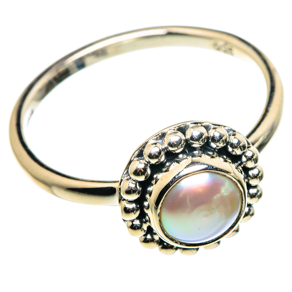 Cultured Pearl Rings handcrafted by Anasilvercos - RING85315