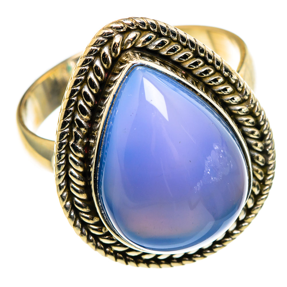 Chalcedony Rings handcrafted by Anasilvercos - RING85321