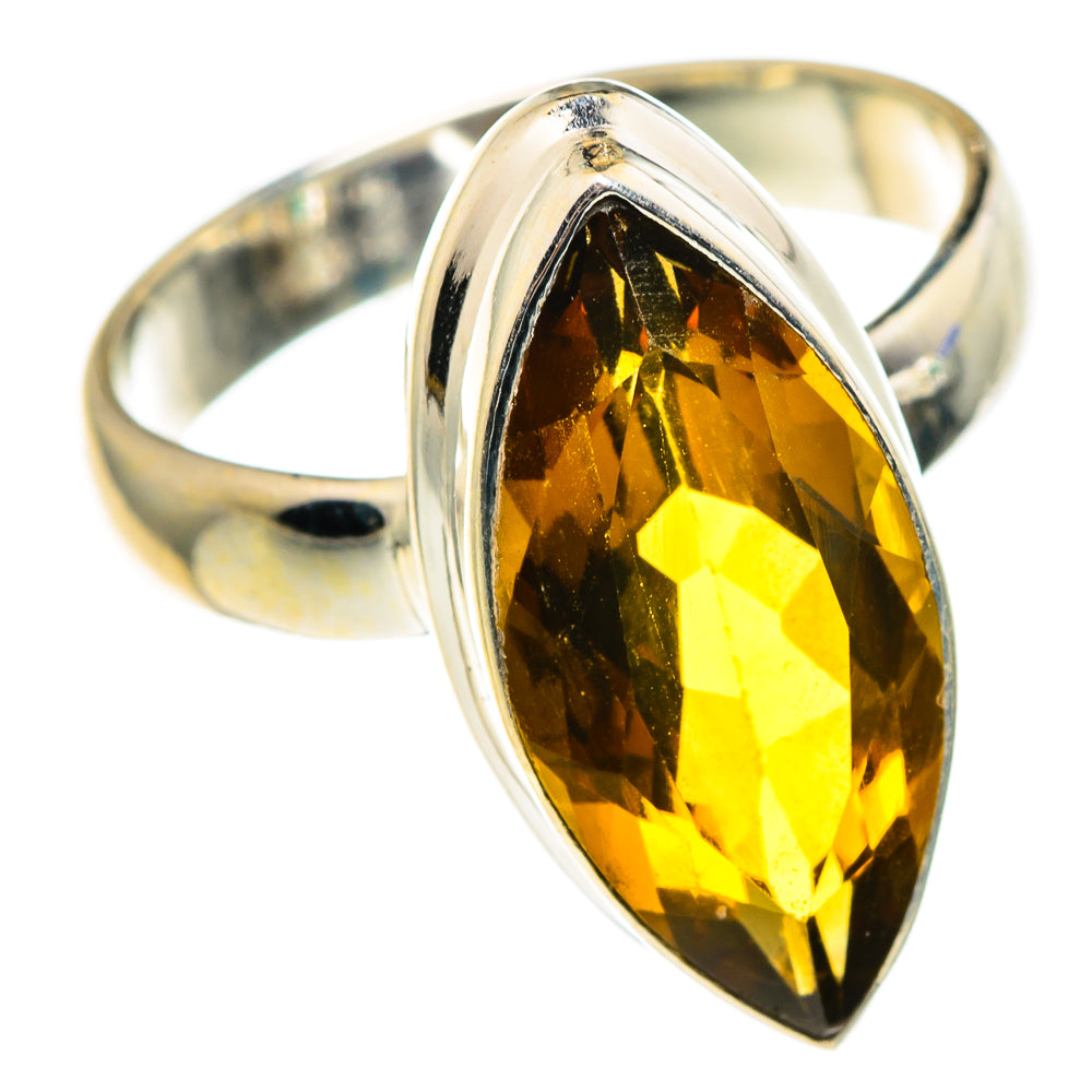 Mandarin Citrine Rings handcrafted by Anasilvercos - RING85330
