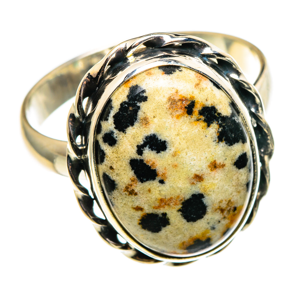 Dalmatian Jasper Rings handcrafted by Anasilvercos - RING85333 - Photo 2