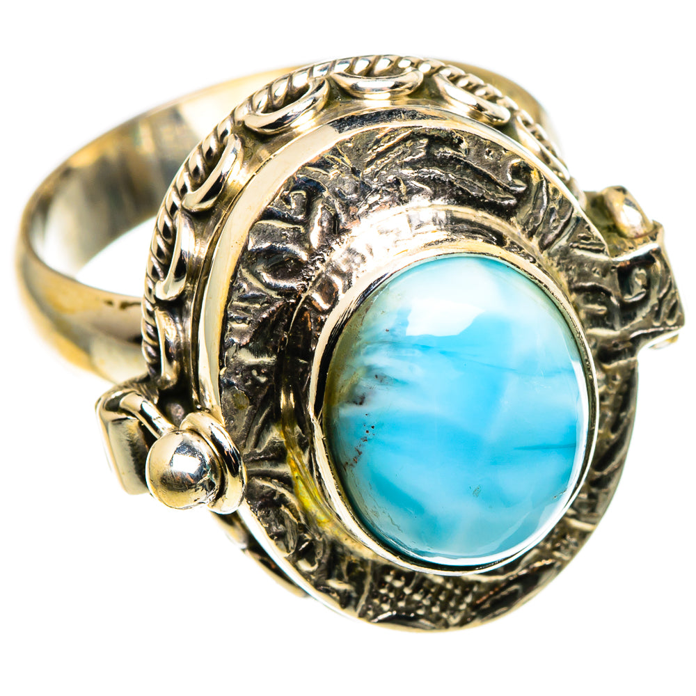 Larimar Rings handcrafted by Anasilvercos - RING85360