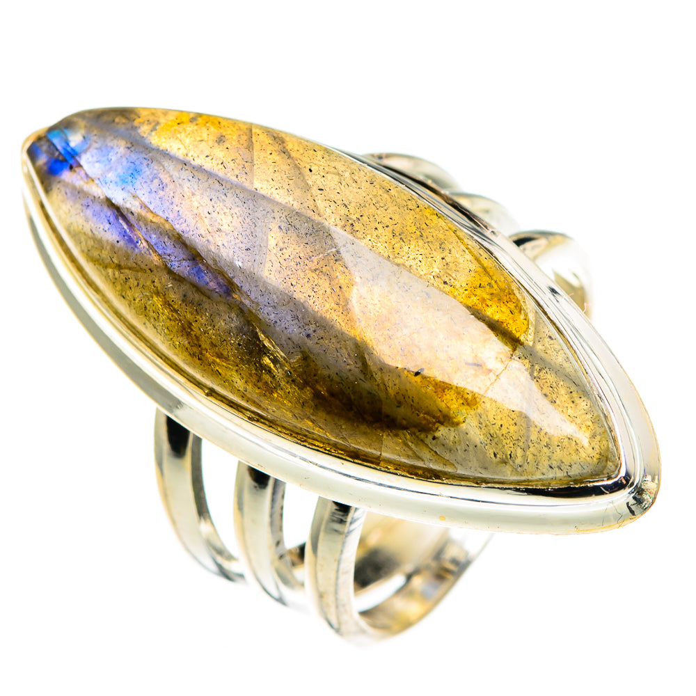 Labradorite Rings handcrafted by Anasilvercos - RING85364