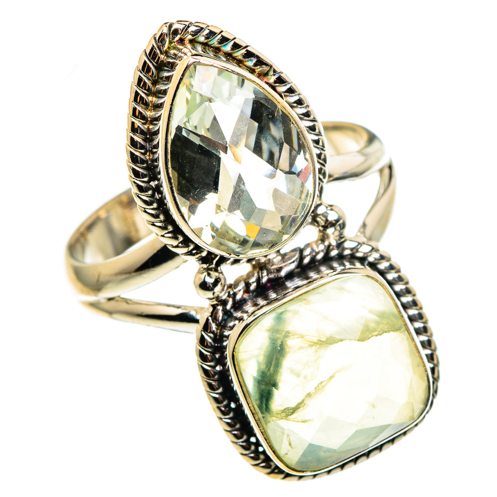 Prehnite Rings handcrafted by Anasilvercos - RING85368