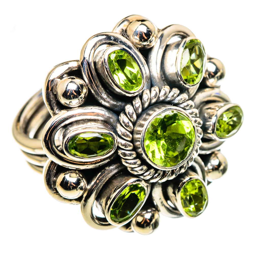 Peridot Rings handcrafted by Anasilvercos - RING85371