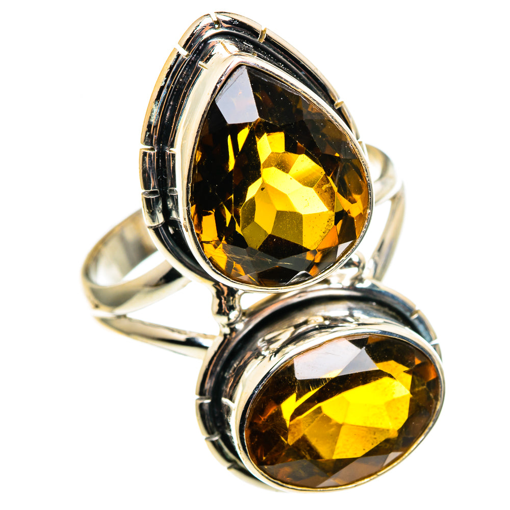 Mandarin Citrine Rings handcrafted by Anasilvercos - RING85372