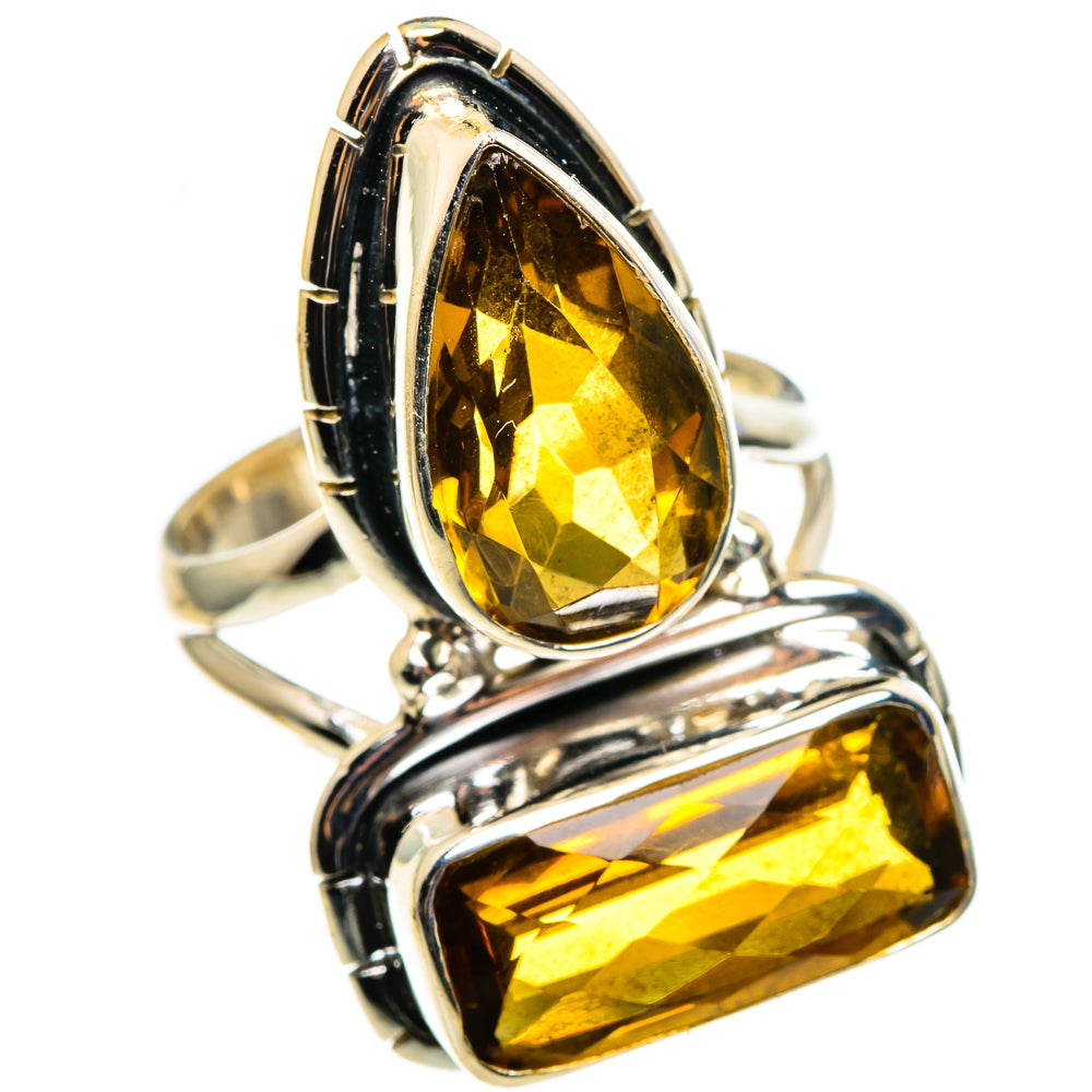 Mandarin Citrine Rings handcrafted by Anasilvercos - RING85374
