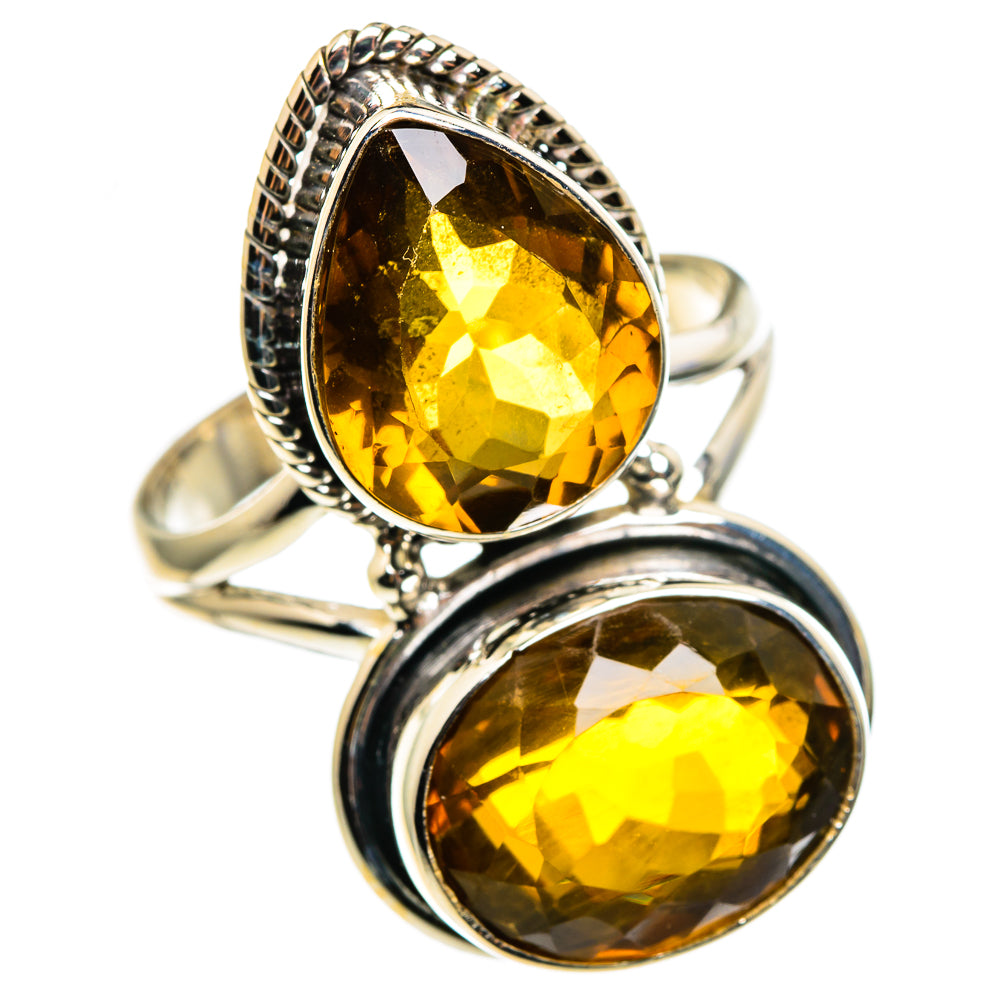 Mandarin Citrine Rings handcrafted by Anasilvercos - RING85375