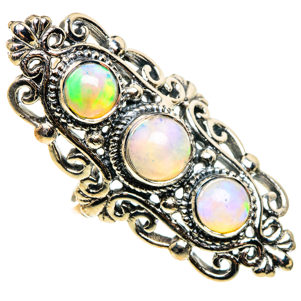 Ethiopian Opal Rings handcrafted by Anasilvercos - RING85382