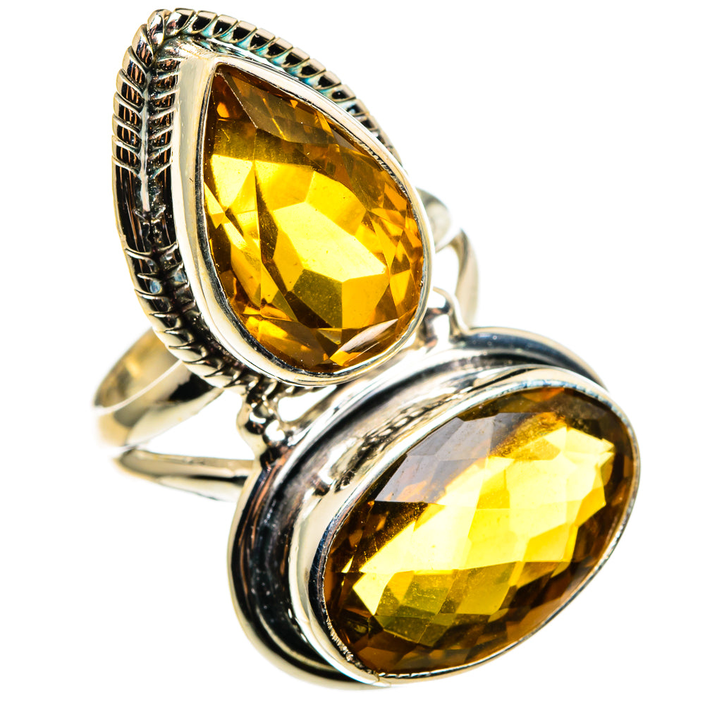 Mandarin Citrine Rings handcrafted by Anasilvercos - RING85392