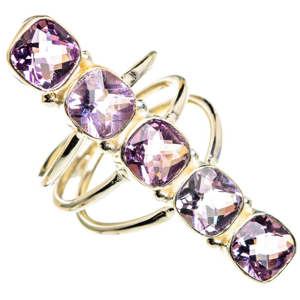 Amethyst Rings handcrafted by Anasilvercos - RING85395