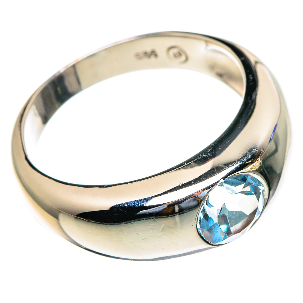 Blue Topaz Rings handcrafted by Anasilvercos - RING85400