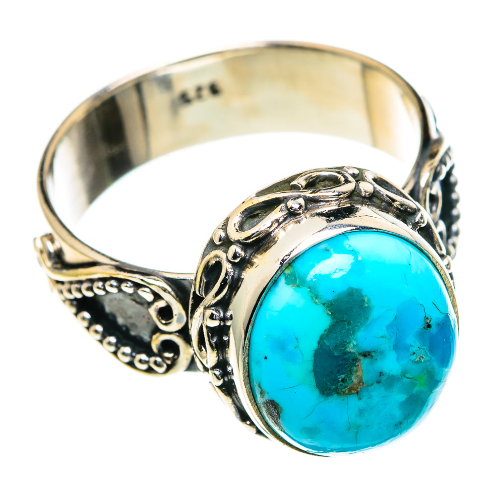 Chrysocolla Rings handcrafted by Anasilvercos - RING85403