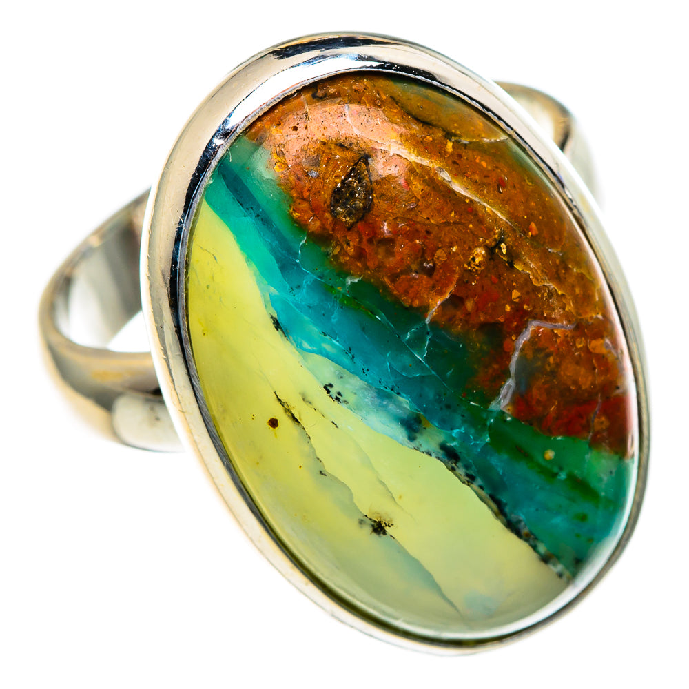 Peruvian Opal Rings handcrafted by Anasilvercos - RING85405