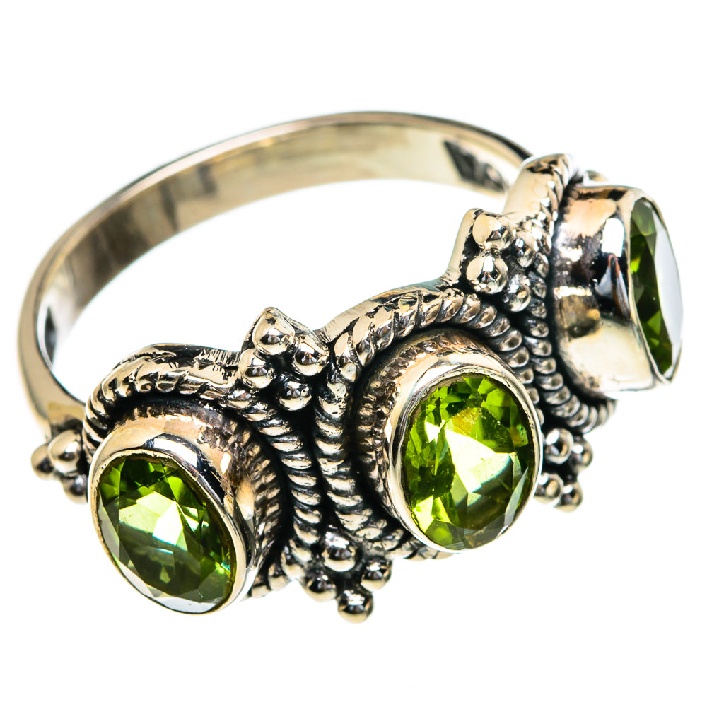 Peridot Rings handcrafted by Anasilvercos - RING85408