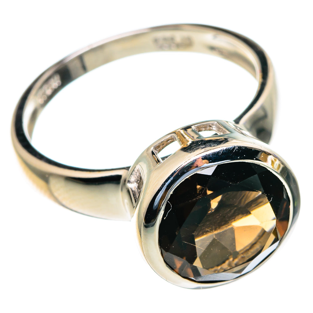 Smoky Quartz Rings handcrafted by Anasilvercos - RING85411