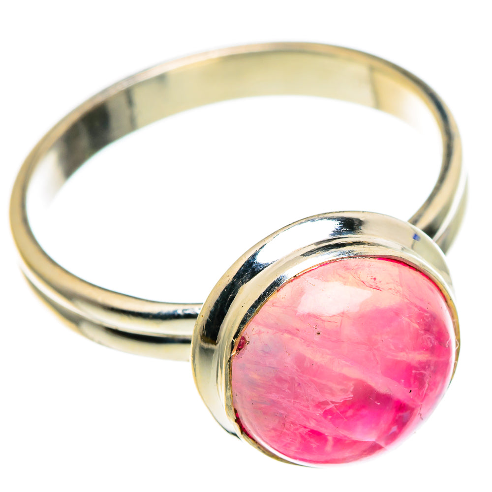 Pink Moonstone Rings handcrafted by Anasilvercos - RING85421