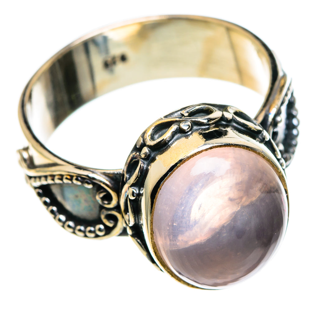 Rose Quartz Rings handcrafted by Anasilvercos - RING85422