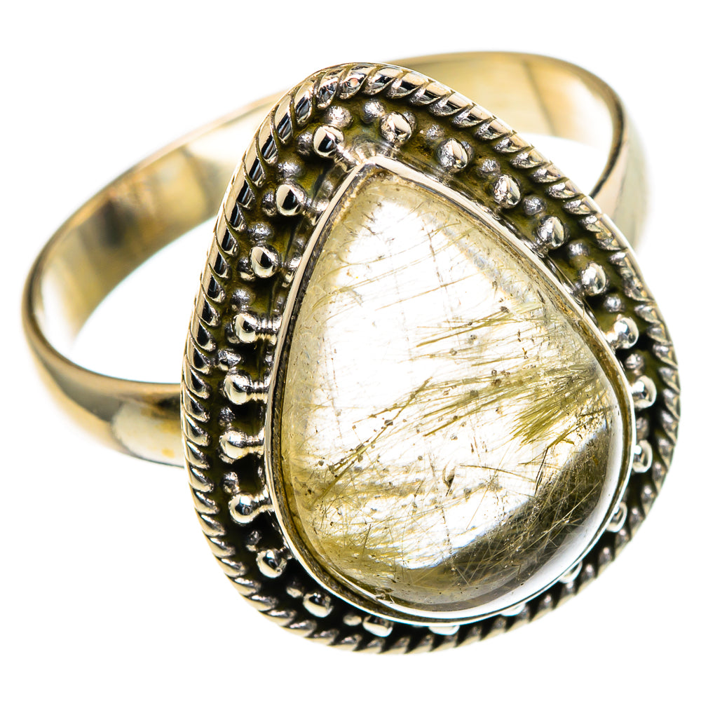 Rutilated Quartz Rings handcrafted by Anasilvercos - RING85431 - Photo 2