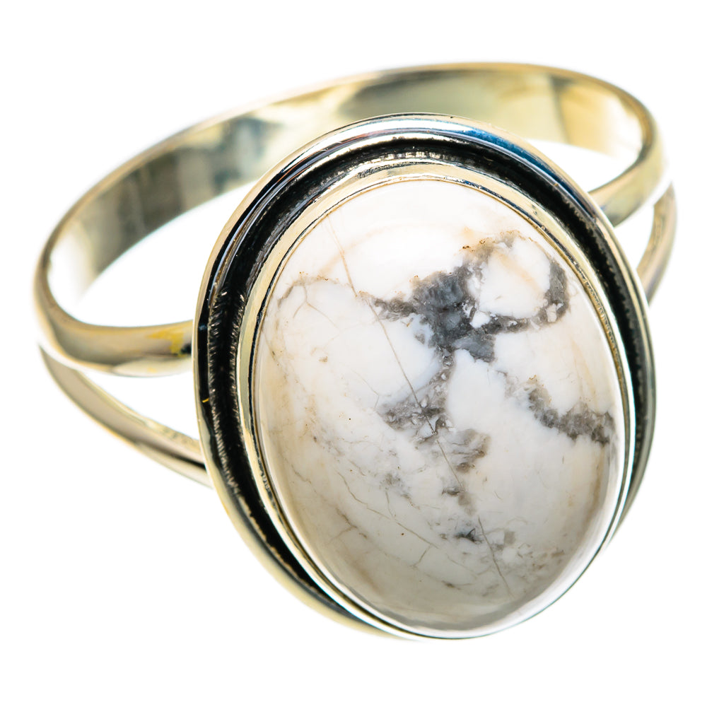 Howlite Rings handcrafted by Anasilvercos - RING85435
