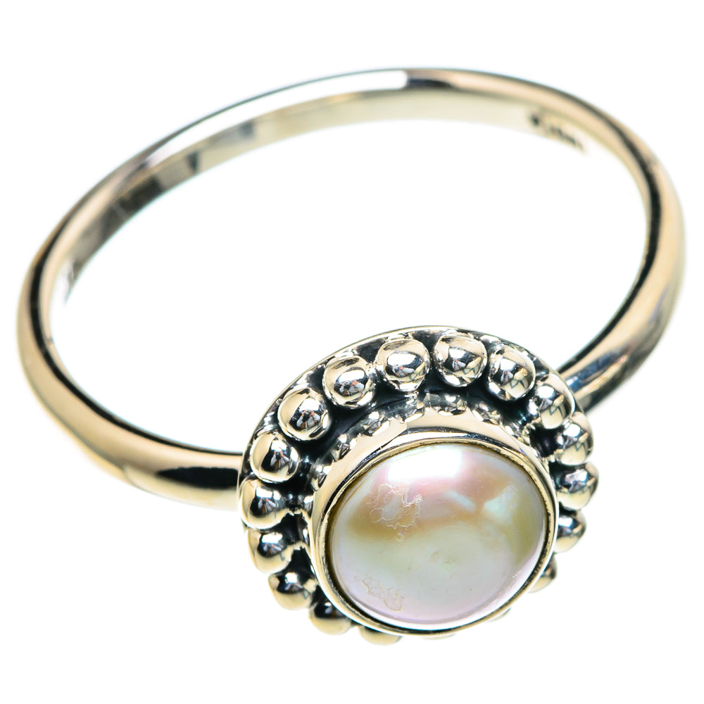 Cultured Pearl Rings handcrafted by Anasilvercos - RING85437