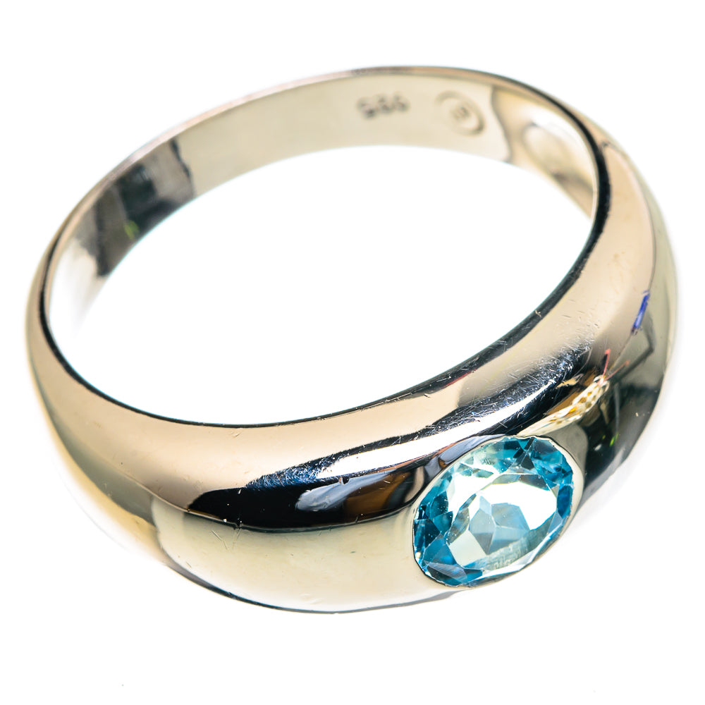 Blue Topaz Rings handcrafted by Anasilvercos - RING85444