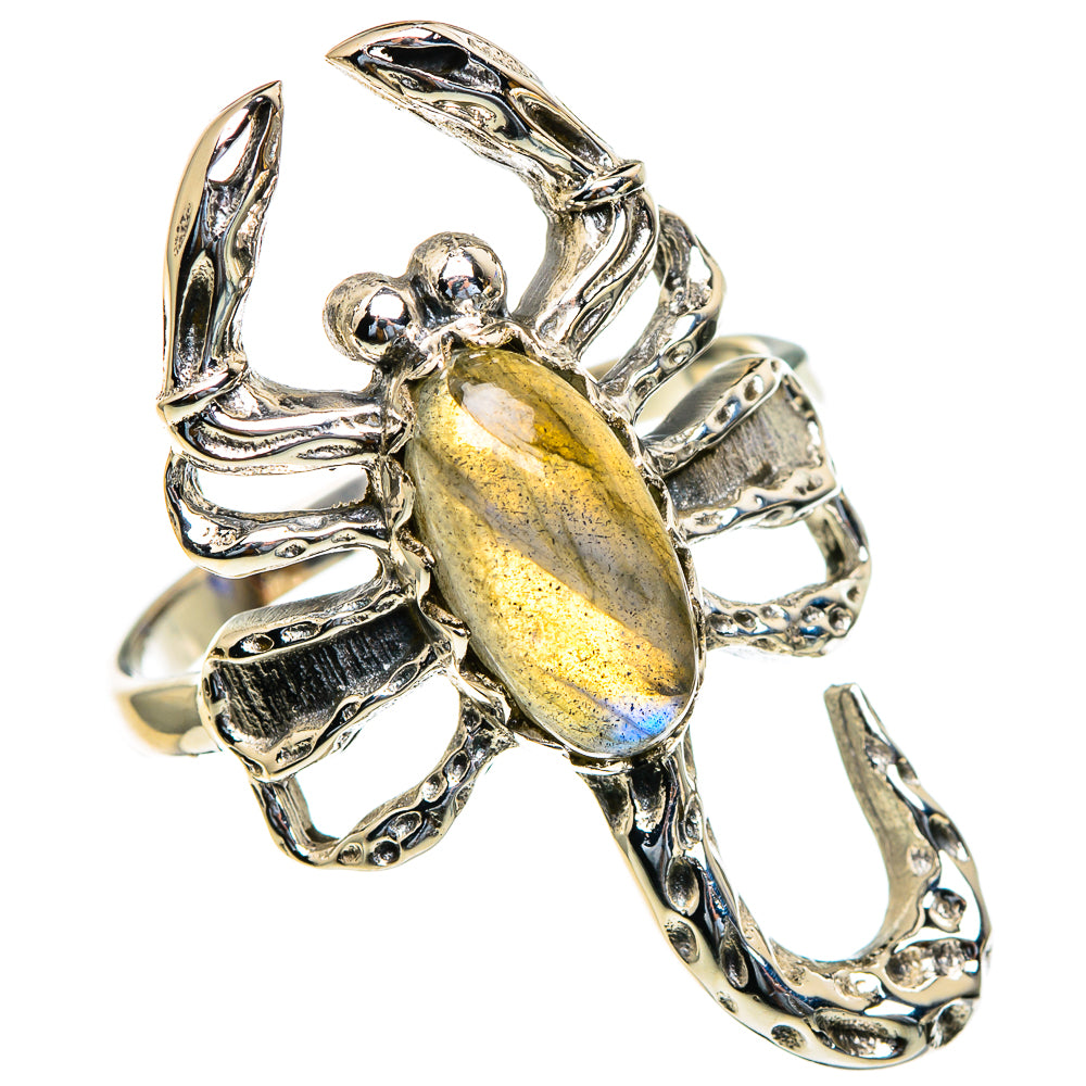 Labradorite Rings handcrafted by Anasilvercos - RING85447