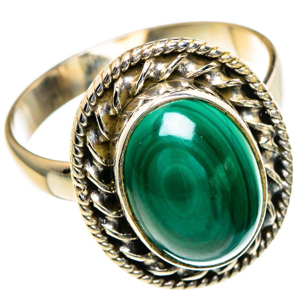 Malachite Rings handcrafted by Anasilvercos - RING85453
