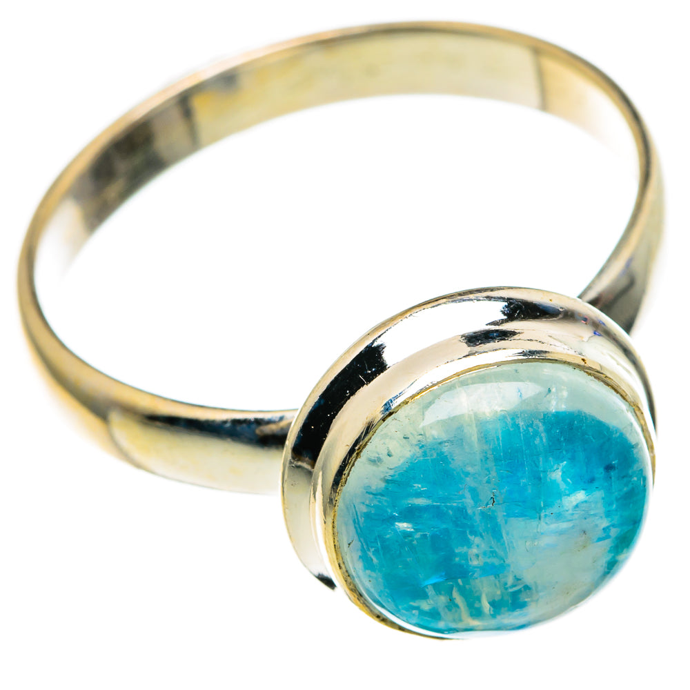 Rainbow Moonstone Rings handcrafted by Anasilvercos - RING85454