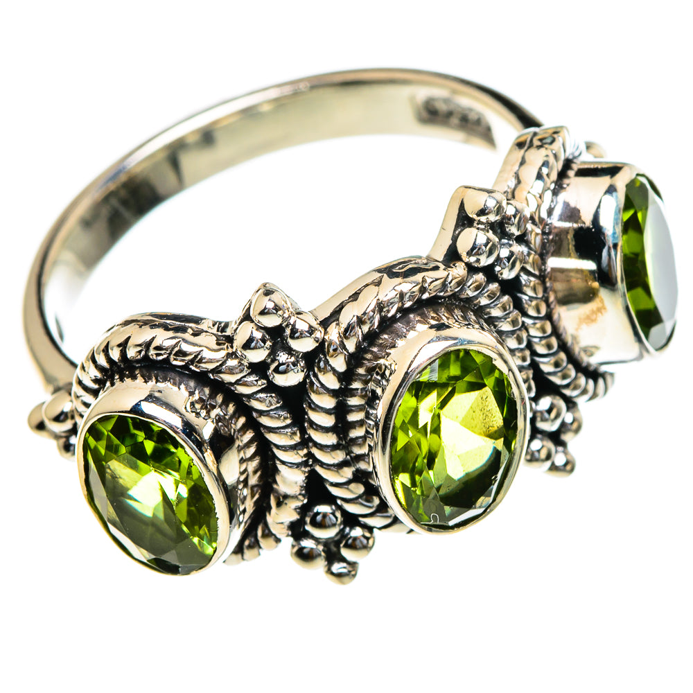 Peridot Rings handcrafted by Anasilvercos - RING85456