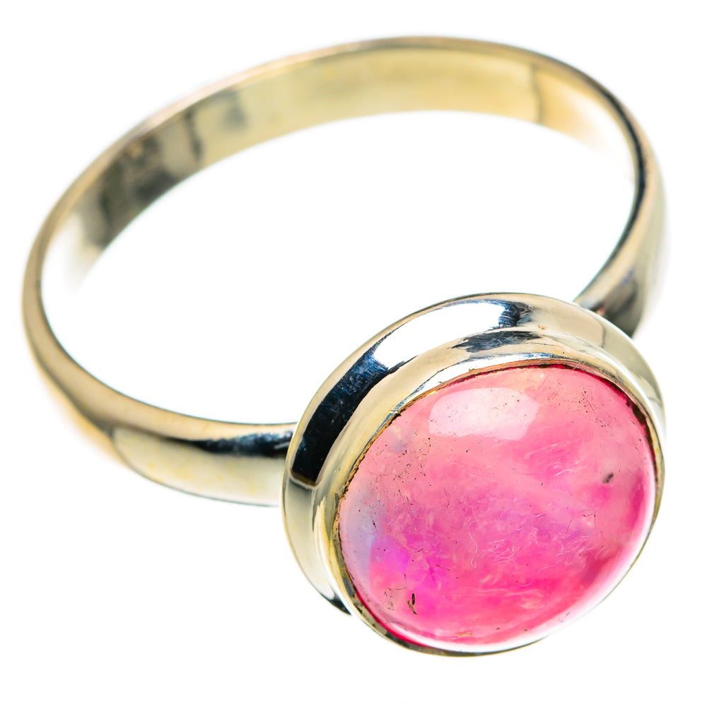 Pink Moonstone Rings handcrafted by Anasilvercos - RING85470