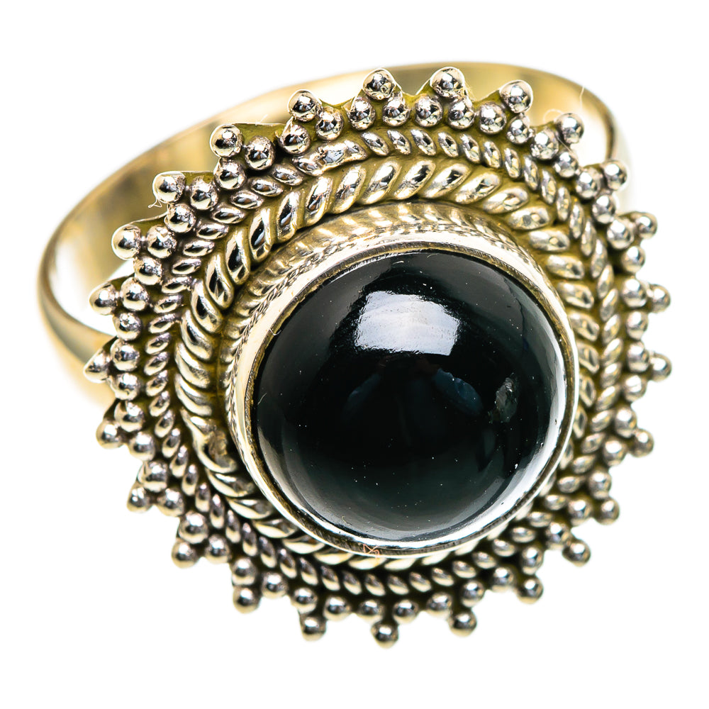 Black Onyx Rings handcrafted by Anasilvercos - RING85481