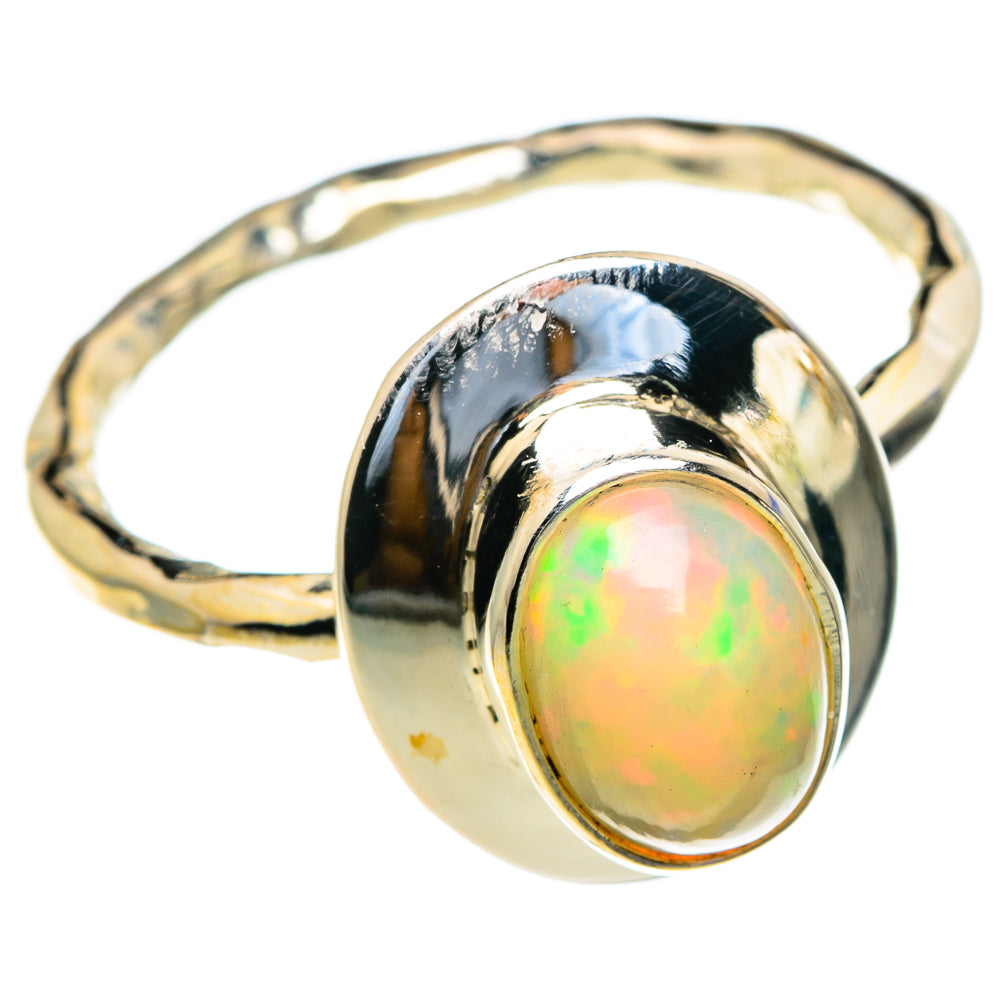 Ethiopian Opal Rings handcrafted by Anasilvercos - RING85488