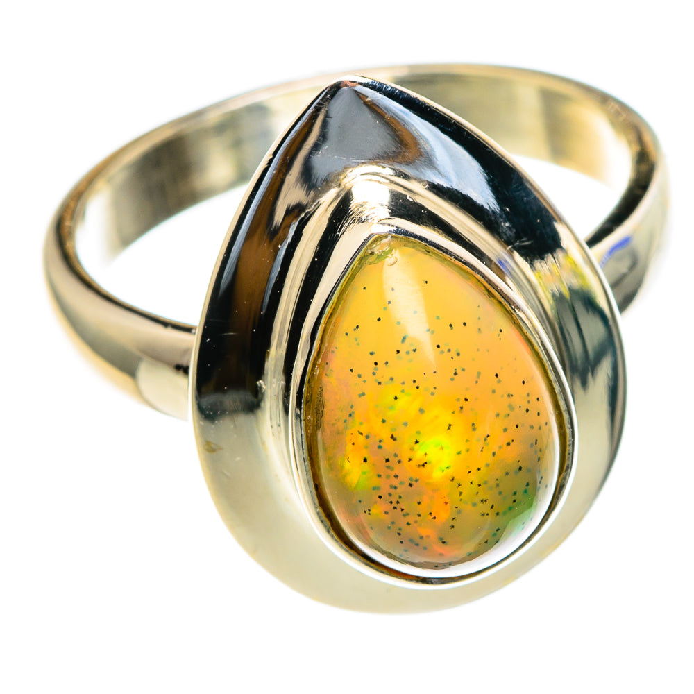 Ethiopian Opal Rings handcrafted by Anasilvercos - RING85489