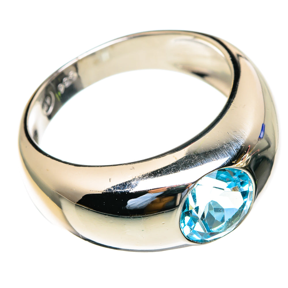 Blue Topaz Rings handcrafted by Anasilvercos - RING85492