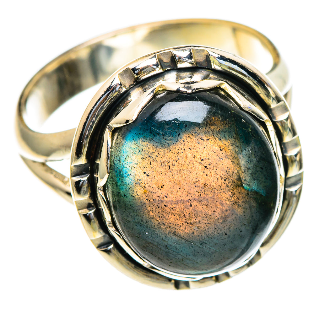 Labradorite Rings handcrafted by Anasilvercos - RING85496