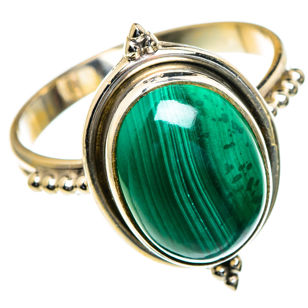 Malachite Rings handcrafted by Anasilvercos - RING85502