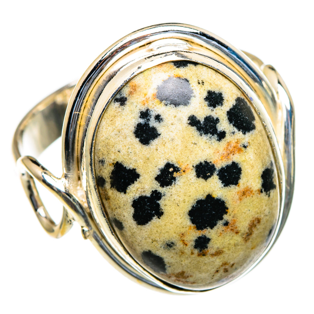Dalmatian Jasper Rings handcrafted by Anasilvercos - RING85509