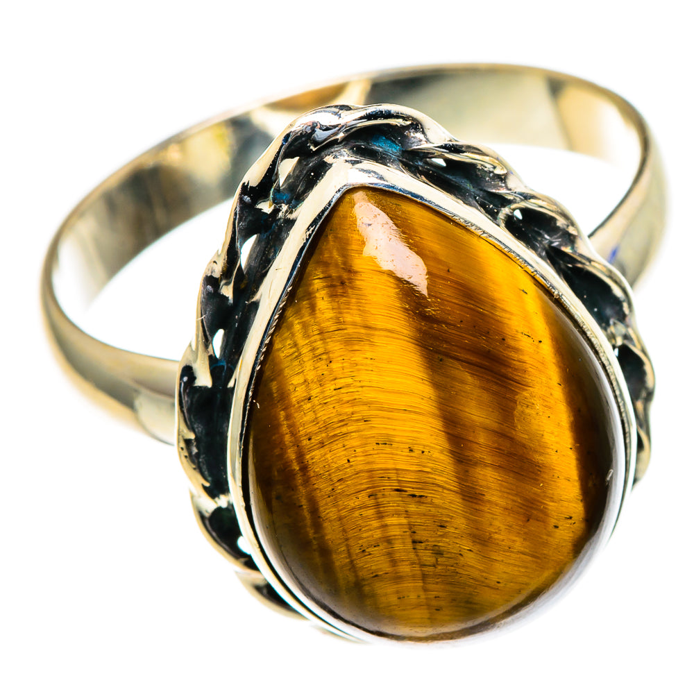 Tiger Eye Rings handcrafted by Anasilvercos - RING85510