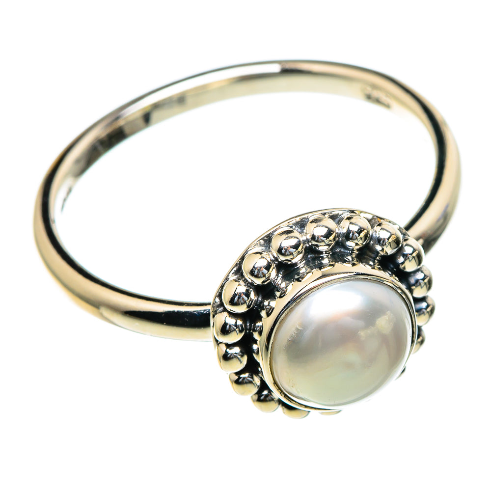 Cultured Pearl Rings handcrafted by Anasilvercos - RING85530