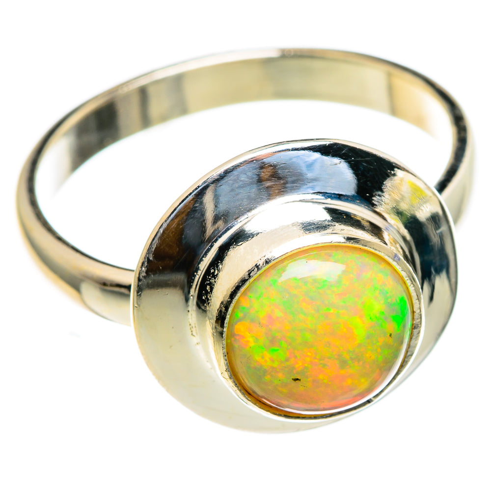 Ethiopian Opal Rings handcrafted by Anasilvercos - RING85533