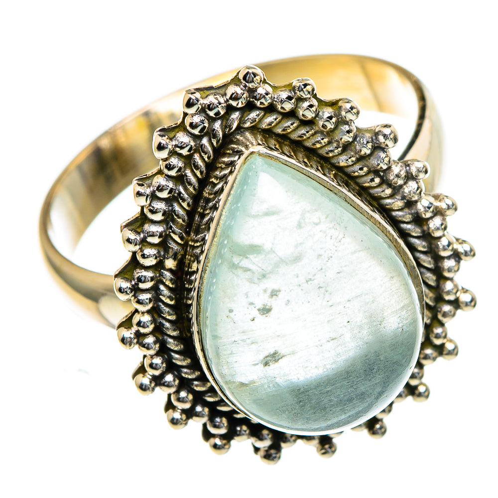 Aquamarine Rings handcrafted by Anasilvercos - RING85534