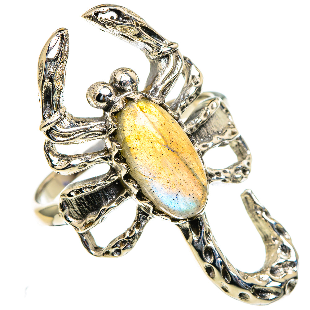 Labradorite Rings handcrafted by Anasilvercos - RING85539