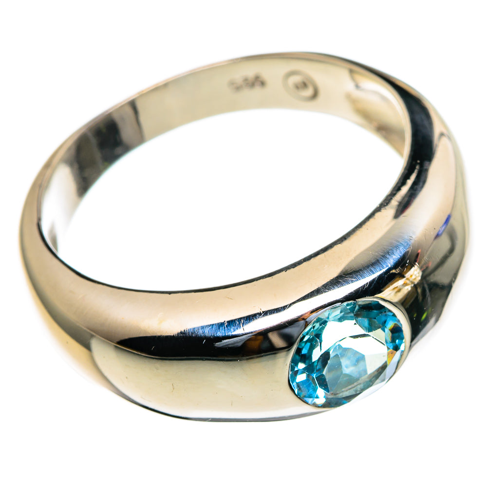 Blue Topaz Rings handcrafted by Anasilvercos - RING85540