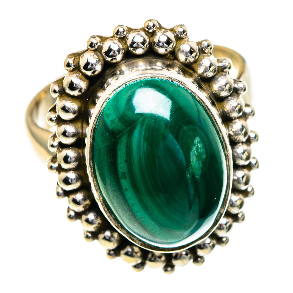 Malachite Rings handcrafted by Anasilvercos - RING85544