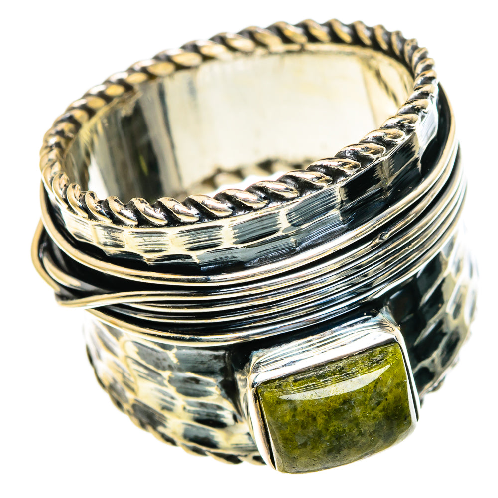 Rainforest Jasper Rings handcrafted by Anasilvercos - RING85546