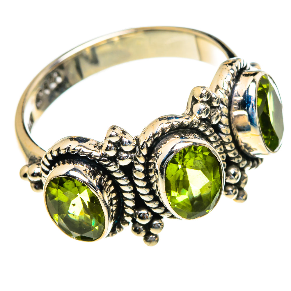 Peridot Rings handcrafted by Anasilvercos - RING85547