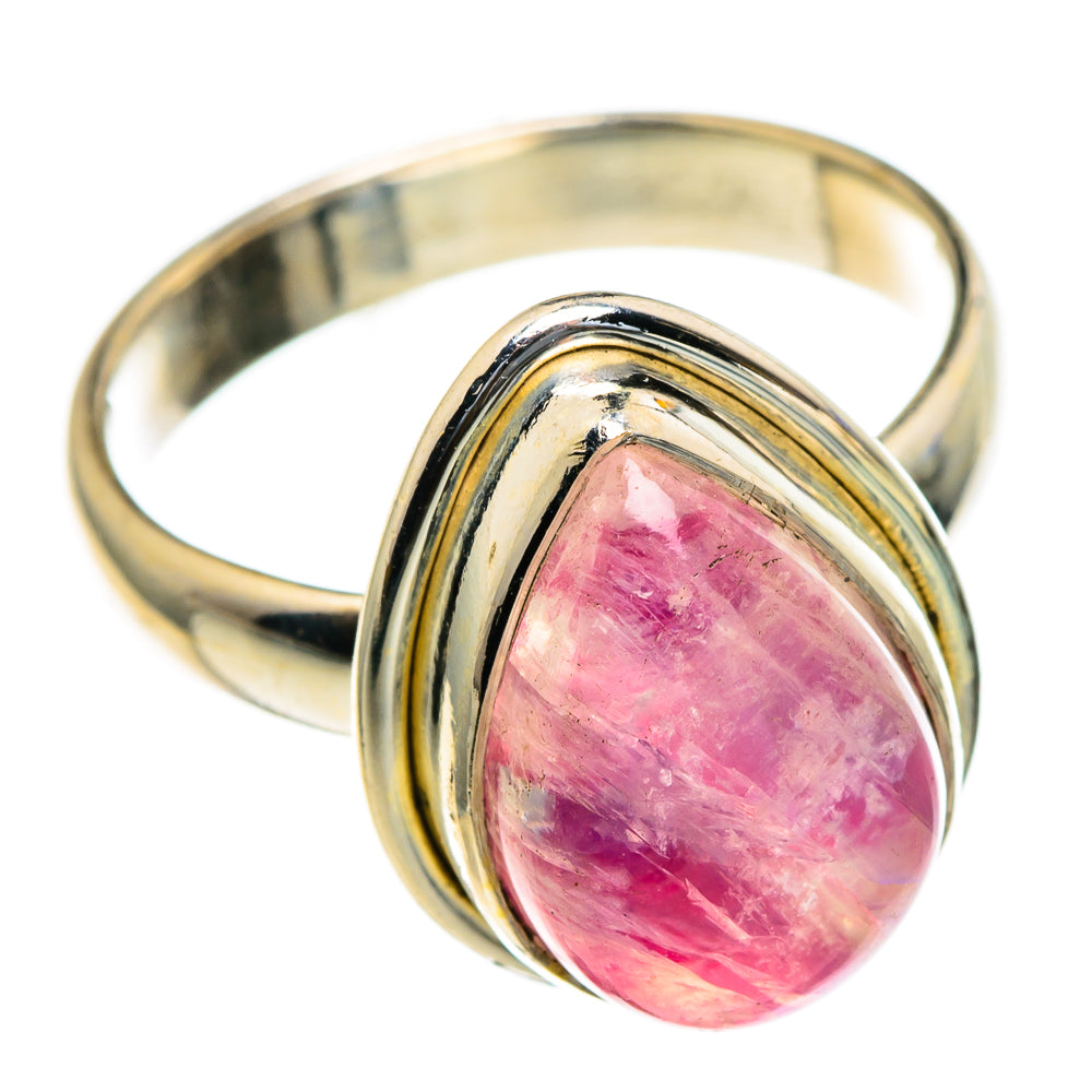Pink Moonstone Rings handcrafted by Anasilvercos - RING85560